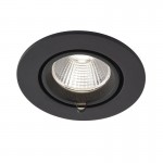 Axial CCT - Adjustable Matt Black CCT Recessed Downlight 15W