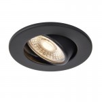 ShieldECO - Adjustable Matt Black CCT Recessed Downlight