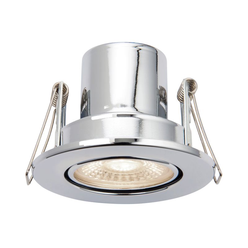 Saxby-108297 - ShieldECO - Adjustable Chrome CCT Recessed Downlight