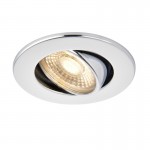 ShieldECO - Adjustable Chrome CCT Recessed Downlight