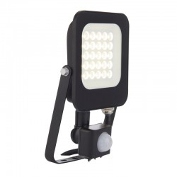 Guard - Outdoor LED Black Floodlight with Sensor 20W