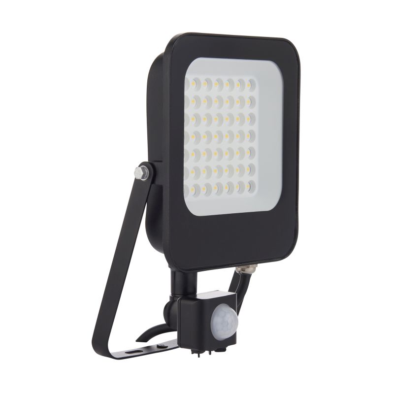 Saxby-108674 - Guard - Outdoor LED Black Floodlight with Sensor 30W