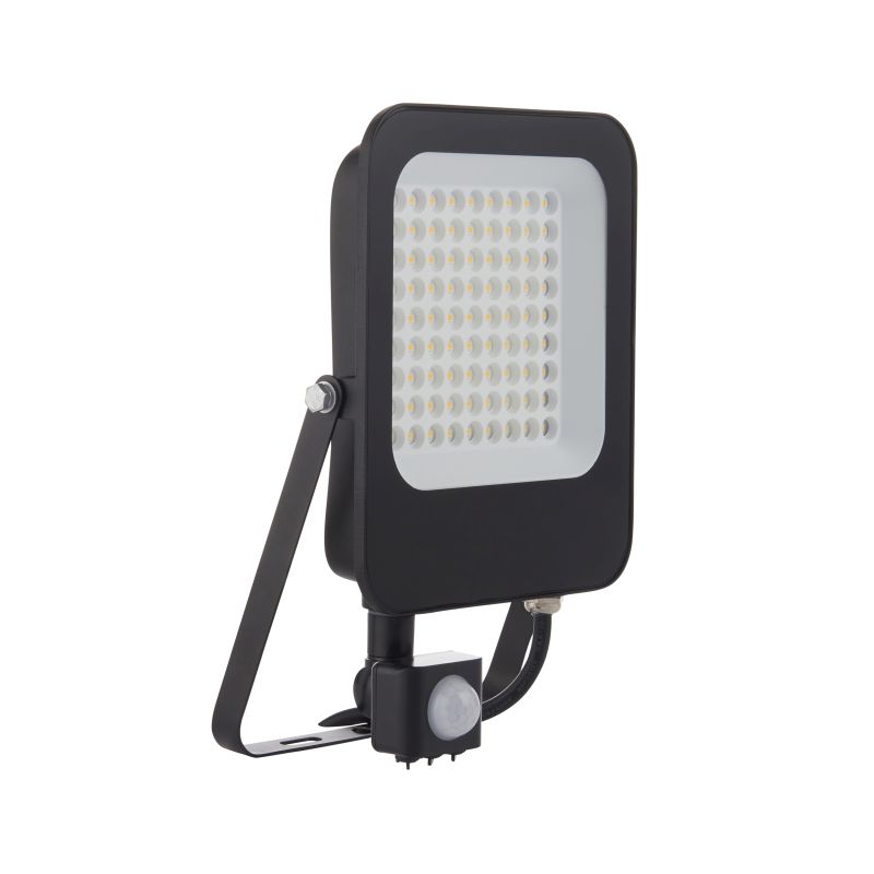 Saxby-108675 - Guard - Outdoor LED Black Floodlight with Sensor 50W