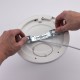Saxby-108743 - StratusDISC - Adjustable White CCT Flush IP44