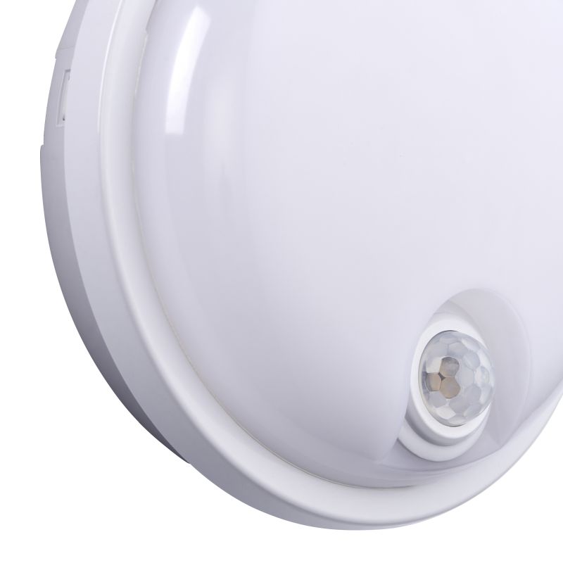 Saxby-108746 - Rond - White Circular CCT Bulkhead with Sensor