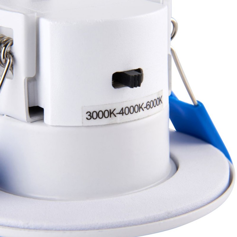 Saxby-109804 - ShieldECO - IP65 White CCT Recessed Downlight Ø 8.2 cm