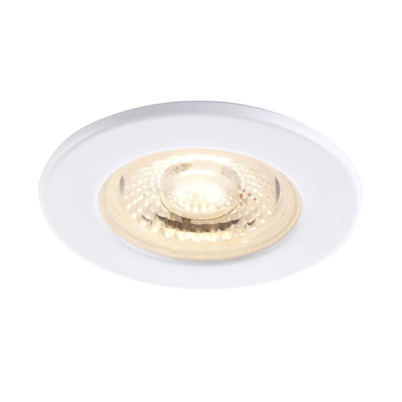 Saxby-109804 - ShieldECO - IP65 White CCT Recessed Downlight Ø 8.2 cm