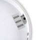 Saxby-112539 - Ceto - White CCT Flush IP54