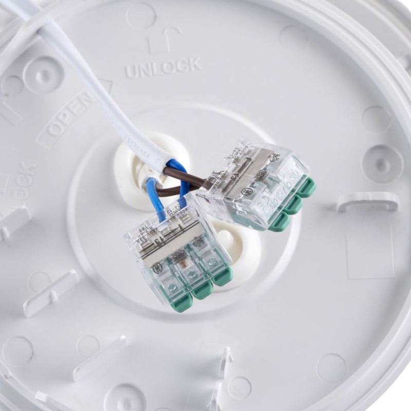 Saxby-112539 - Ceto - White CCT Flush IP54