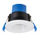 Saxby-112541 - ShieldPRO Anti-Glare - IP65 White CCT Recessed Downlight Ø 9.4 cm