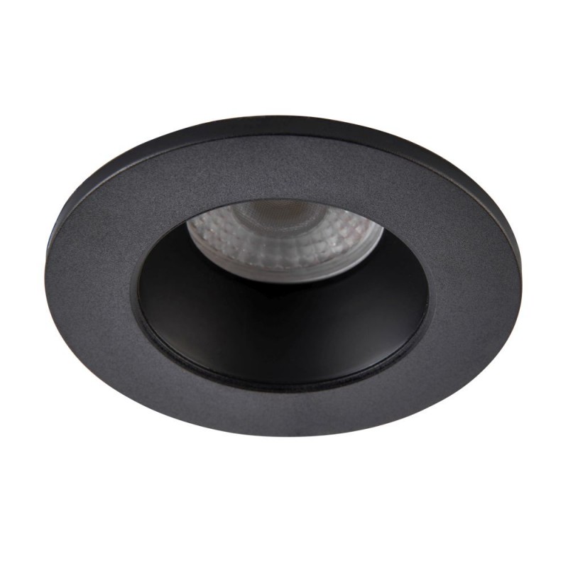 Saxby-112542 - ShieldPRO Anti-Glare - IP65 Black CCT Recessed Downlight Ø 9.4 cm