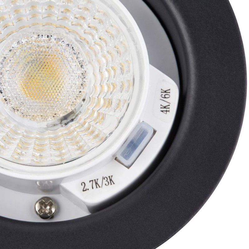 Saxby-112551 - ShieldPRO - IP65 White CCT Recessed Downlight Ø 6.8 cm