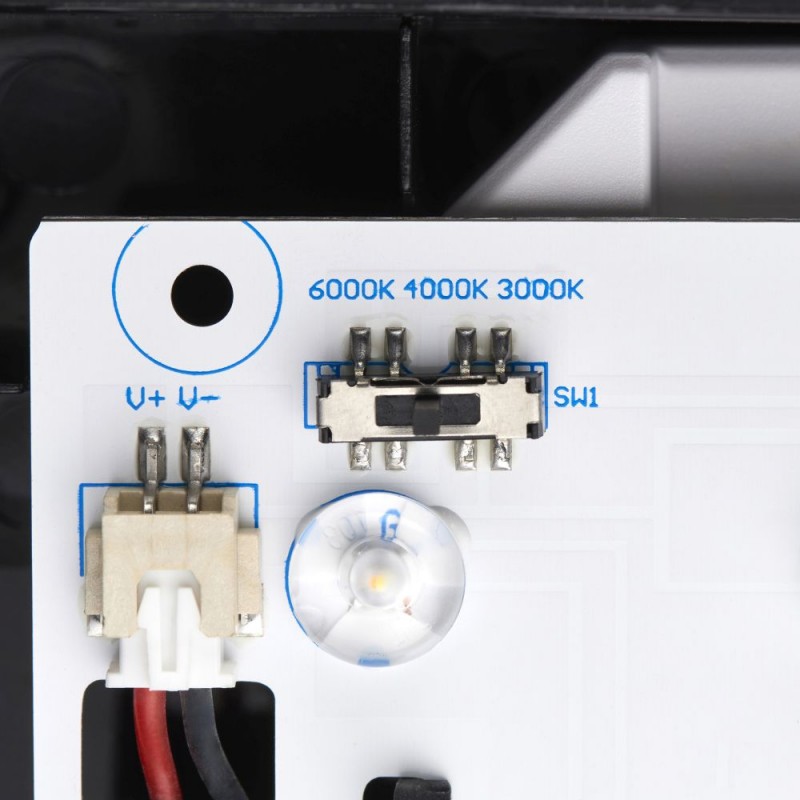 Saxby-113565 - Avit - Clear & Black CCT Bulkhead IP65