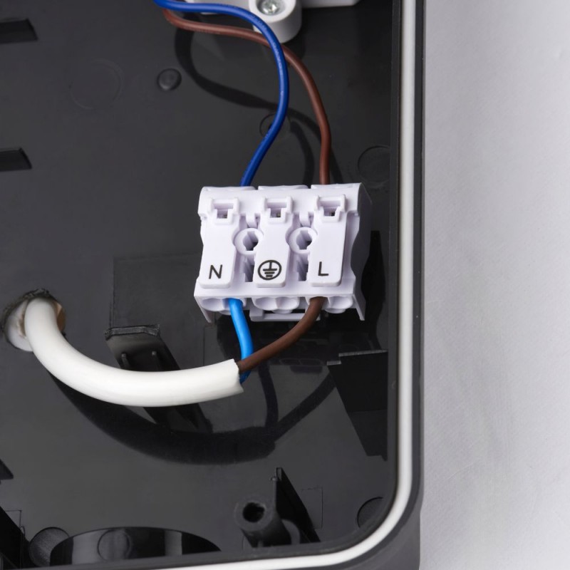 Saxby-113565 - Avit - Clear & Black CCT Bulkhead IP65