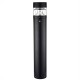 Saxby-119099 - Zone - Textured Black Photocell Bollard with Clear Diffuser