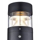 Saxby-119099 - Zone - Textured Black Photocell Bollard with Clear Diffuser