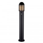 Louvre - Outdoor Matt Black PIR Bollard