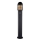 Saxby-119100 - Louvre - Outdoor Matt Black PIR Bollard