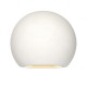 Saxby-119103 - Clarus - White Plaster Up&Down Wall Lamp