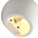 Saxby-119103 - Clarus - White Plaster Up&Down Wall Lamp