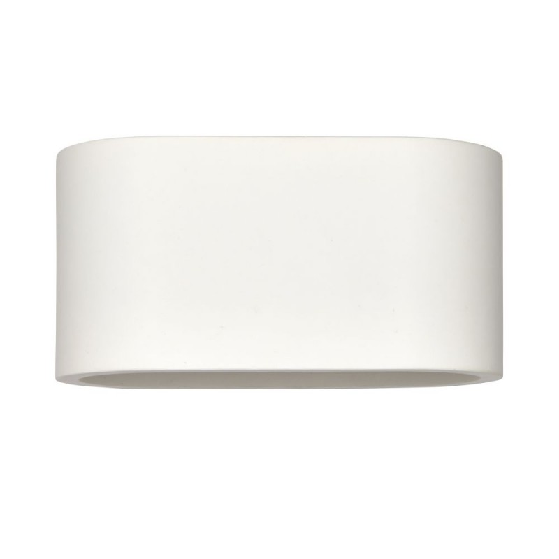 Saxby-119104 - Visus - White Plaster Up&Down Wall Lamp