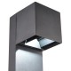 Saxby-120349 - Glover - LED Matt Black CCT Bollard IP65