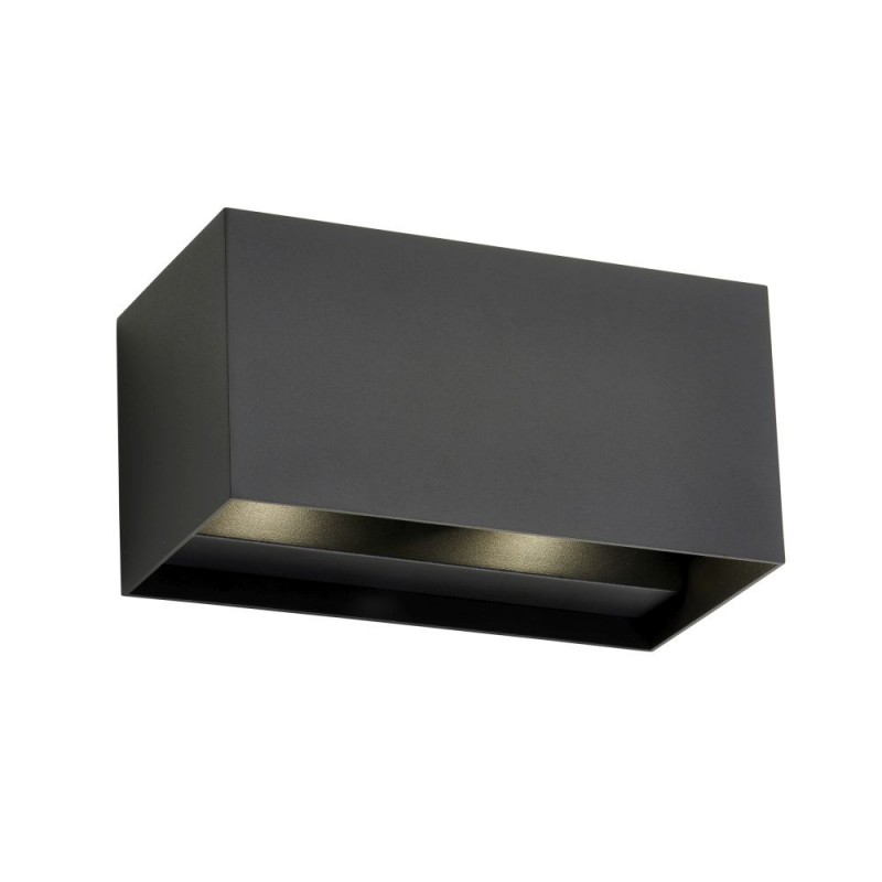 Saxby-120374 - Glover - LED Matt Black Up&Down CCT Twin Wall Lamp