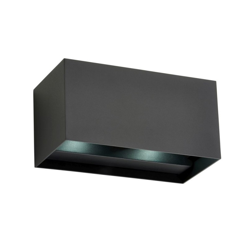 Saxby-120374 - Glover - LED Matt Black Up&Down CCT Twin Wall Lamp