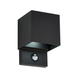 Glover - LED Black Up&Down CCT Wall Lamp with PIR/Photocell Sensor