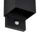 Saxby-120810 - Glover - LED Black Up&Down CCT Wall Lamp with PIR/Photocell Sensor