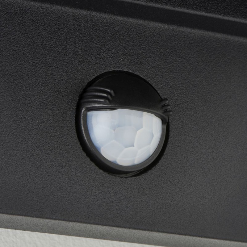 Saxby-120810 - Glover - LED Black Up&Down CCT Wall Lamp with PIR/Photocell Sensor