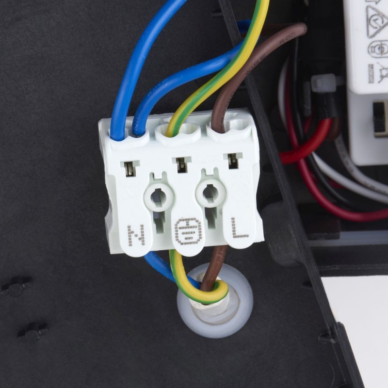 Saxby-120810 - Glover - LED Black Up&Down CCT Wall Lamp with PIR/Photocell Sensor