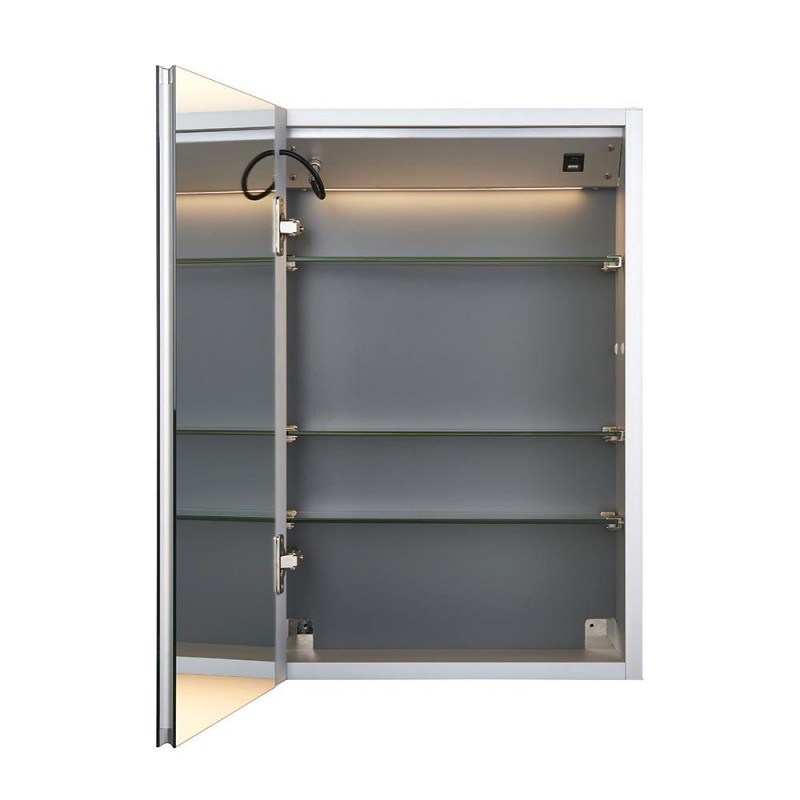 Saxby-120811 - Revan - CCT Cabinet Mirror with USB & C Port IP44