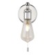 Saxby-120815 - Ori - Chrome Wall Lamp with Clear Glass Diffuser IP44