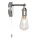 Saxby-120815 - Ori - Chrome Wall Lamp with Clear Glass Diffuser IP44