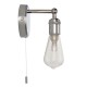 Saxby-120815 - Ori - Chrome Wall Lamp with Clear Glass Diffuser IP44