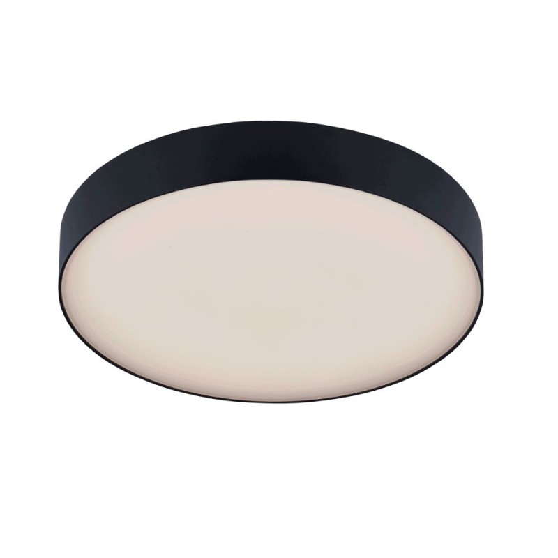 Saxby-120962 - Ollo - Black CCT Multi Wattage Flush IP65