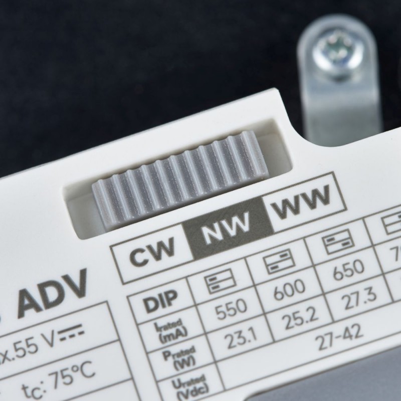 Saxby-120962 - Ollo - Black CCT Multi Wattage Flush IP65