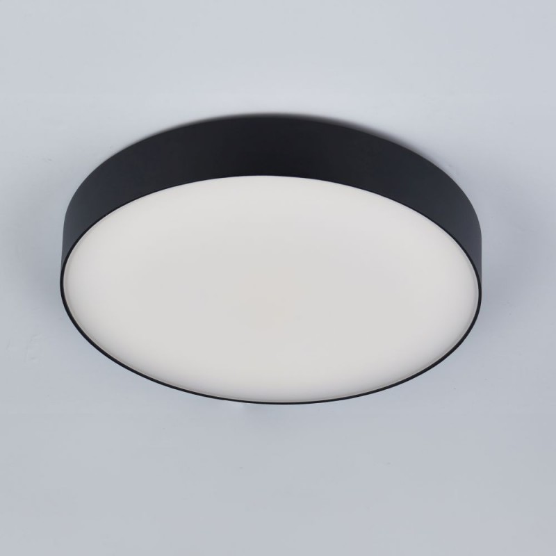 Saxby-120962 - Ollo - Black CCT Multi Wattage Flush IP65