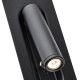 Saxby-120965 - Lumos - Black Recessed Wall Lamp with USB & C Port