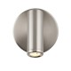 Saxby-120966 - Lumos Mini - Brushed Satin Nickel LED Wall Lamp with C Port