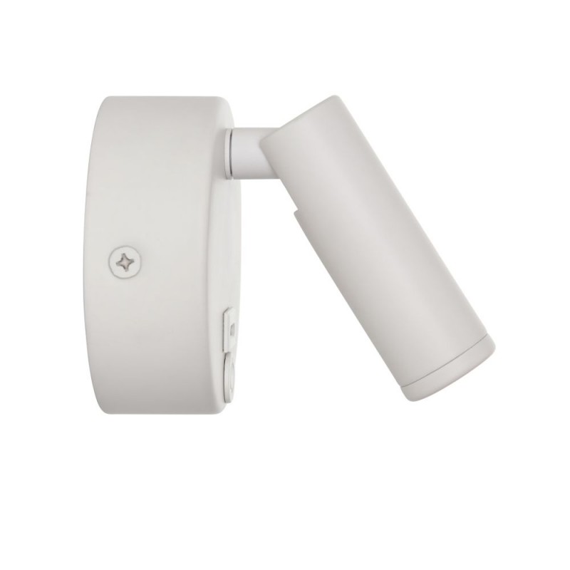 Saxby-120967 - Lumos Mini - White LED Wall Lamp with C Port