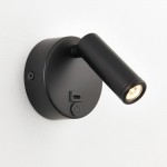 Lumos Mini - Black LED Wall Lamp with C Port