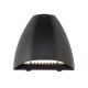Saxby-121021 - Forge - Matt Black CCT Wall Lamp with Dual-wattage Switch