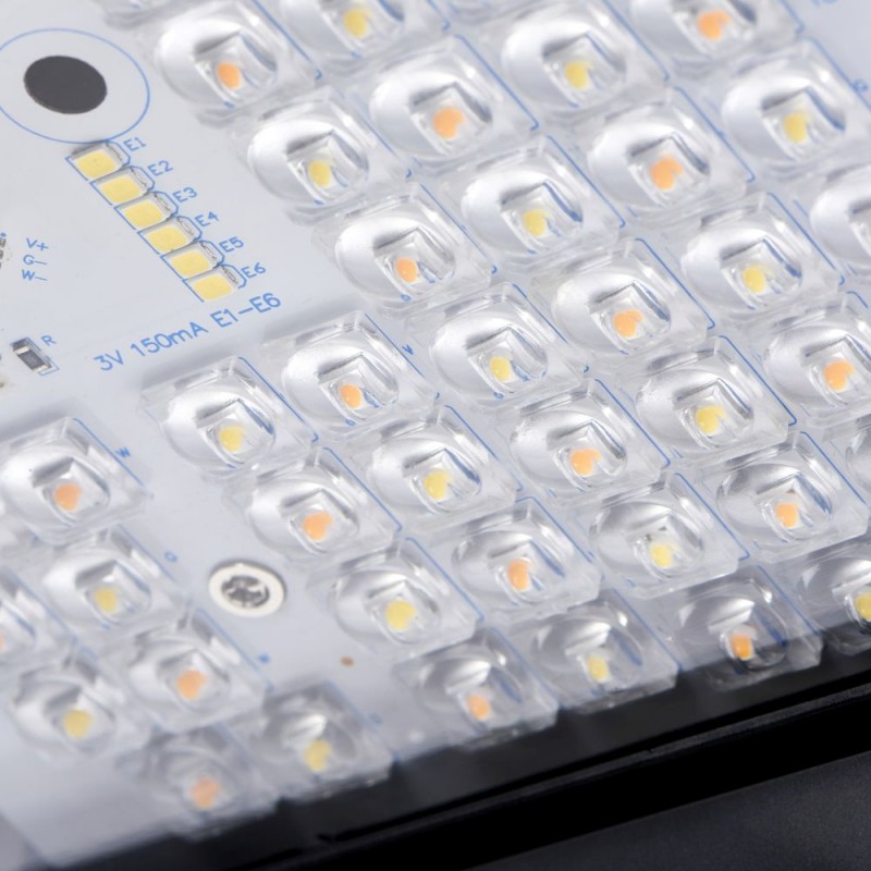 Saxby-121022 - Forge - Matt Black CCT Photocell Wall Lamp with Dual-wattage Switch