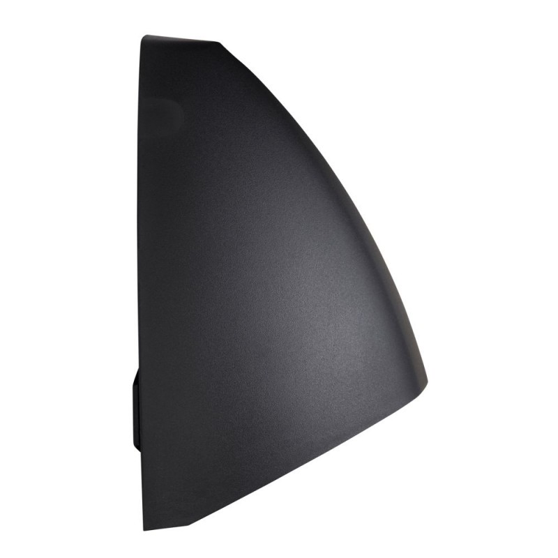 Saxby-121024 - Forge XL - Matt Black CCT Photocell Wall Lamp with Multi-wattage Switch