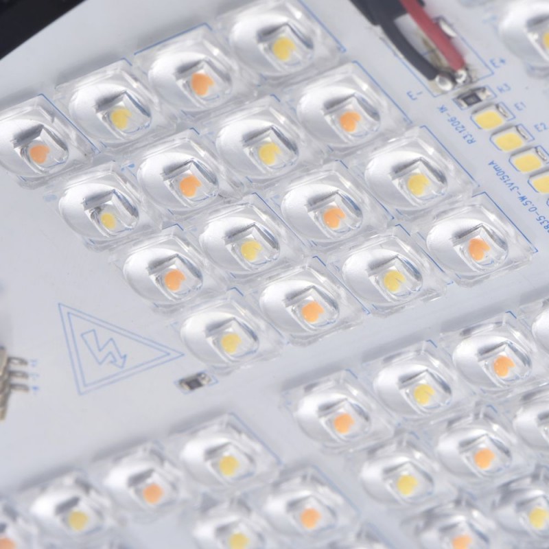 Saxby-121024 - Forge XL - Matt Black CCT Photocell Wall Lamp with Multi-wattage Switch