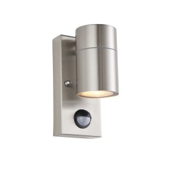 Scope - Stainless Steel Wall Lamp with PIR/Photocell Sensor IP65