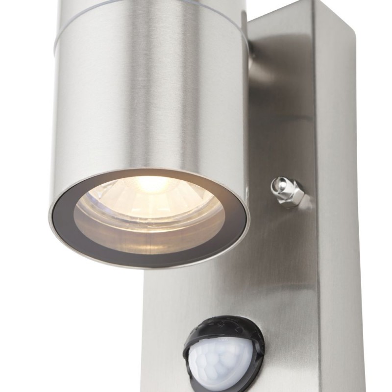 Saxby-121027 - Scope - Stainless Steel Wall Lamp with PIR/Photocell Sensor IP65