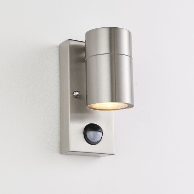 Saxby-121027 - Scope - Stainless Steel Wall Lamp with PIR/Photocell Sensor IP65